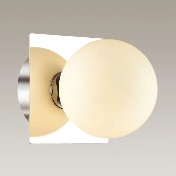 LUMION 4566/1W VINTAGE LN22 000 хром, белый Бра G9 1*40W 220V ASTRID, изображение 4