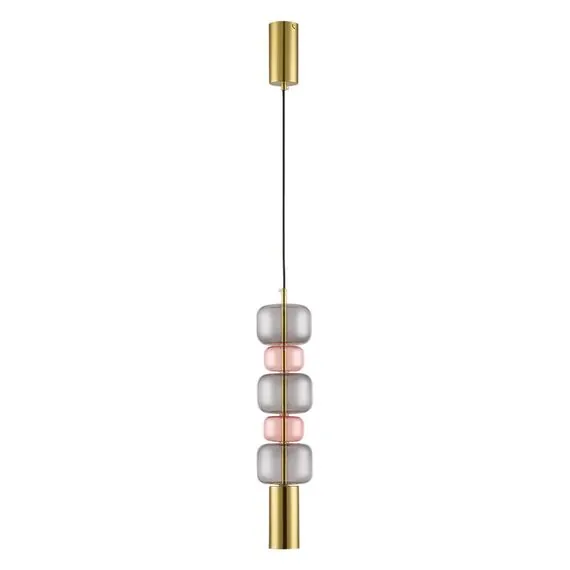 LUMION 6504/1A SUSPENTIONI LN23 303 бронза, розовый, серый Подвес GU10 50W 220V VERONA