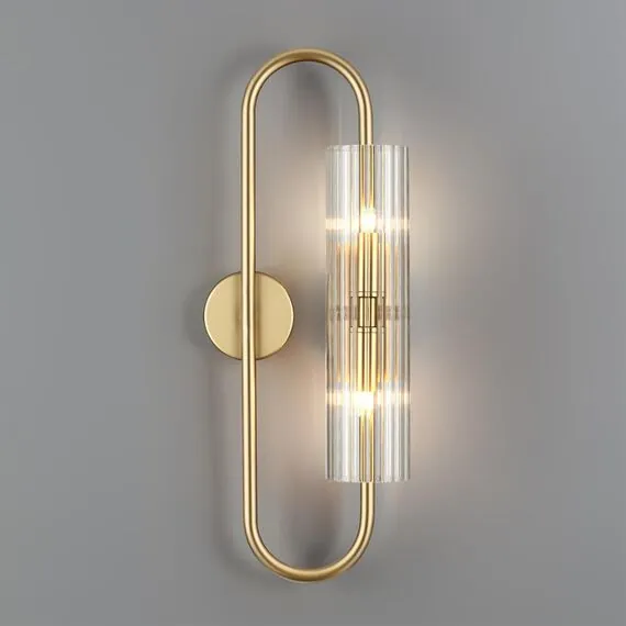 LUMION 6560/2W SUSPENTIONI LN25 239 золотой/прозрачный/металл/стекло Бра G9 2*20W 220V TORONTO, изображение 3