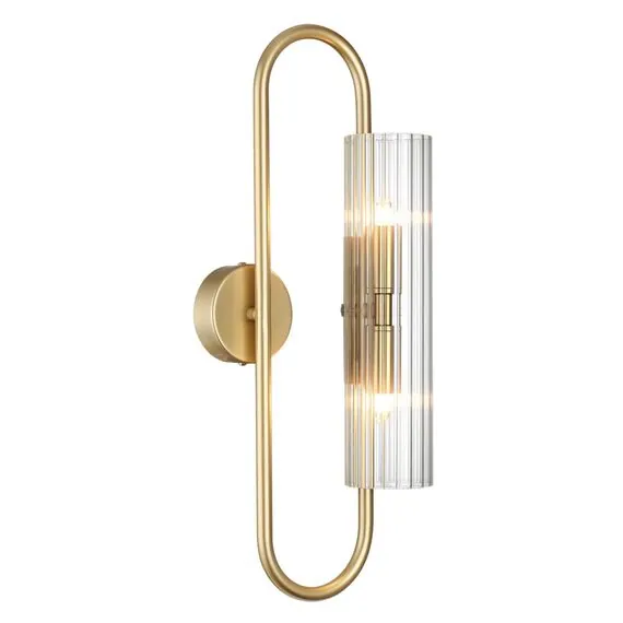 LUMION 6560/2W SUSPENTIONI LN25 239 золотой/прозрачный/металл/стекло Бра G9 2*20W 220V TORONTO, изображение 4