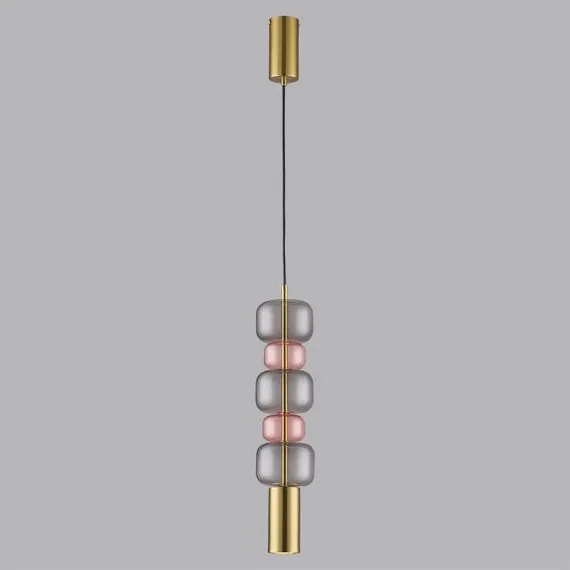LUMION 6504/1A SUSPENTIONI LN23 303 бронза, розовый, серый Подвес GU10 50W 220V VERONA, изображение 3