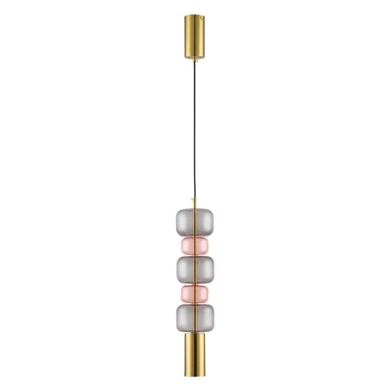 LUMION 6504/1A SUSPENTIONI LN23 303 бронза, розовый, серый Подвес GU10 50W 220V VERONA