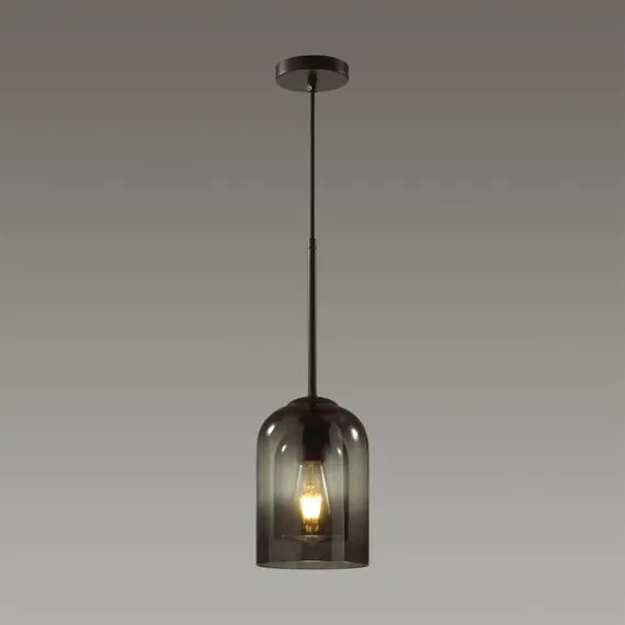 LUMION 5281/1 SUSPENTIONI LN23 000 черный, серый L провода 1500мм Подвес E27 1*60W 220V BORIS, изображение 3