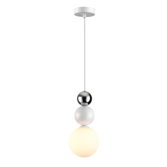 LUMION 6559/1 SUSPENTIONI LN25 334 белый/белый, хром/металл/металл, стекло Подвес G9 1*20W 220V BONBONES, изображение 4