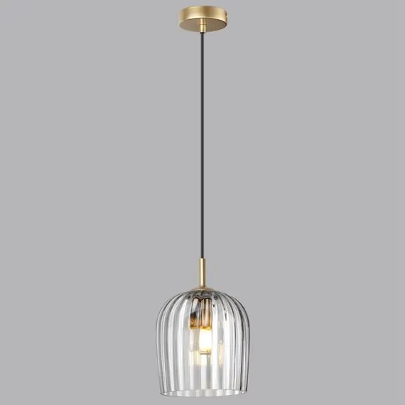 LUMION 6551/1A SUSPENTIONI LN23 305 матовое золото Подвес E14 1*40W 220V ELLIE, изображение 3