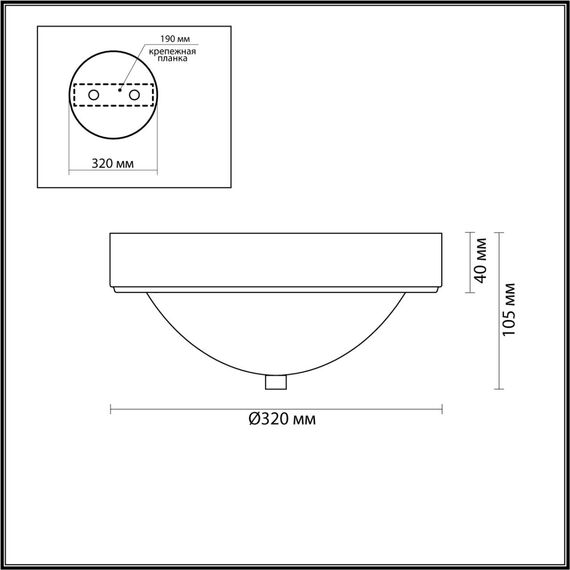 LUMION 5259/2C VINTAGE LN23 85 латунь Настенно-потолочный светильник E27 2*60W 220V NINA, изображение 2