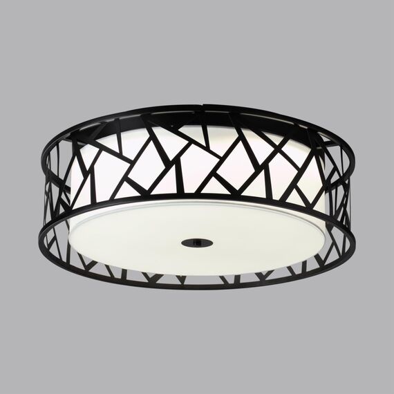 SONEX 7700/60L AVRA LED SN 056 Светильник металл/ткань/стекло/белый/черный LED 60Вт 3000-6000K D600 IP20 пульт ДУ FABIANA, изображение 4