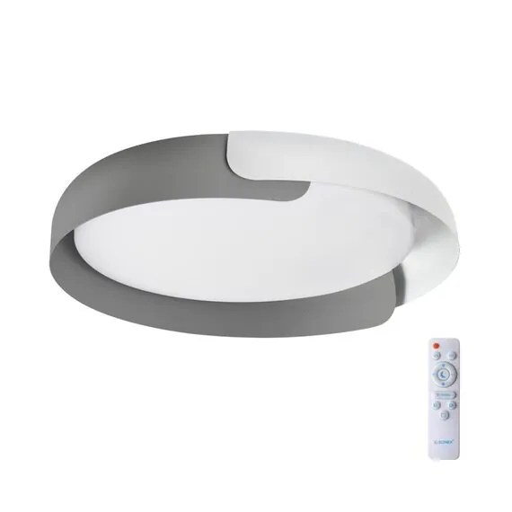 SONEX 7707/60L AVRA LED SN 047 Светильник металл/пластик/белый/серый LED 60Вт 3000-6000K D580 IP20 пульт ДУ ANTARES