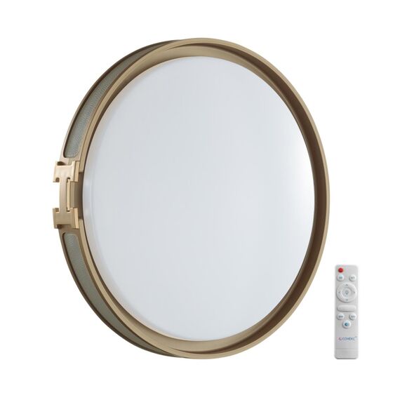 SONEX 7654/EL COLOR SN 132 Светильник пластик/серый/золот LED 70Вт 3000-6000К D505 IP43 пульт ДУ FAVEMO GREY