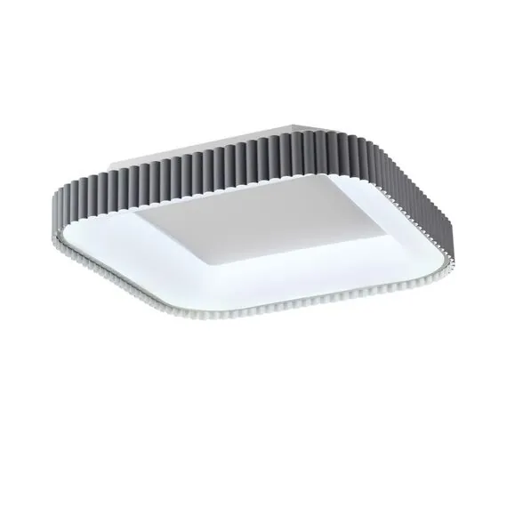 SONEX 7769/56L AVRA LED SN 039 Светильник металл/белый/серый LED 56Вт+14Вт 3000-6000K 500х500 IP43 пульт ДУ+подсветка SHARMEL, изображение 7