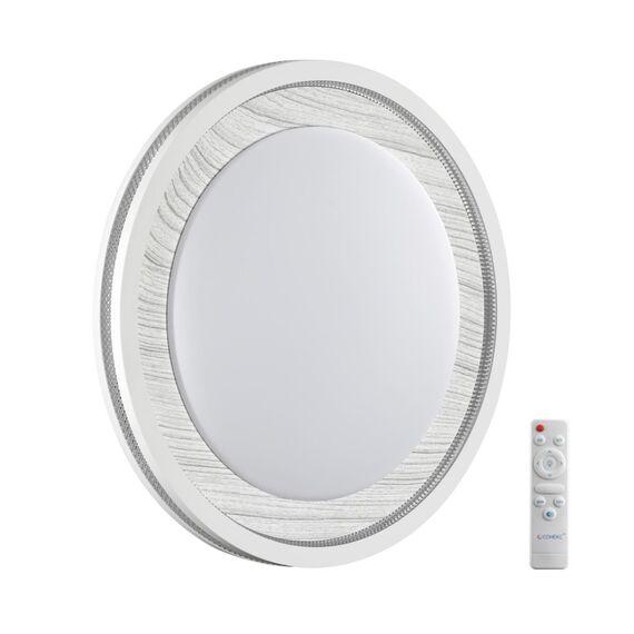 SONEX 7681/EL COLOR SN 164 Светильник пластик/сер под дер LED 70Вт 3000-6000K D480 IP43 пульт ДУ MAVI WOOD