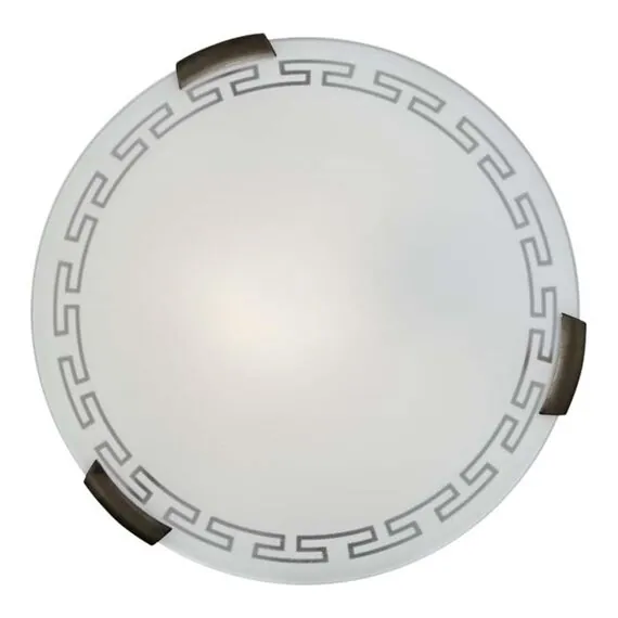 SONEX 161/K GLASSI SN 228 Светильник стекло/белое E27 2*60Вт D300 GRECA