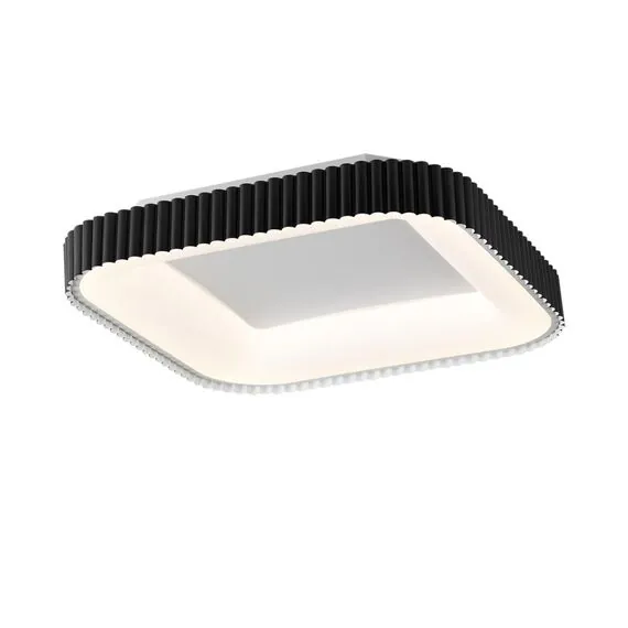 SONEX 7768/56L AVRA LED SN 039 Светильник металл/белый/черный LED 56Вт+14Вт 3000-6000K 500х500 IP43 пульт ДУ+подсветка SHARMEL, изображение 5