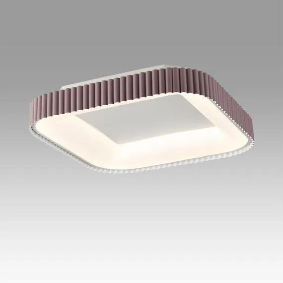 SONEX 7770/56L AVRA LED SN 039 Светильник металл/белый/мокко LED 56Вт+14Вт 3000-6000K 500х500 IP43 пульт ДУ+подсветка SHARMEL, изображение 4