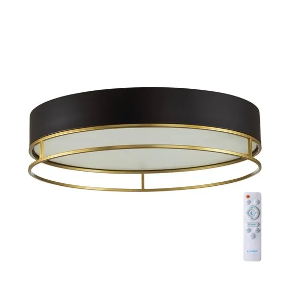 SONEX 7723/65L AVRA LED SN 055 Светильник металл/пластик/белый/черный/золотой LED 65Вт 3000-6000K D450 IP20 пульт ДУ LOFTY