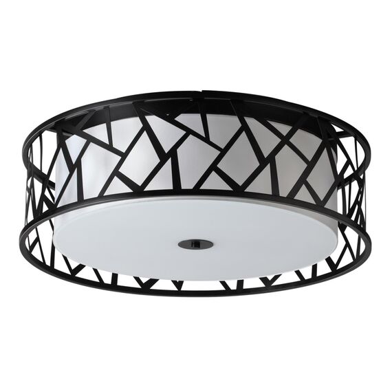 SONEX 7700/60L AVRA LED SN 056 Светильник металл/ткань/стекло/белый/черный LED 60Вт 3000-6000K D600 IP20 пульт ДУ FABIANA, изображение 6