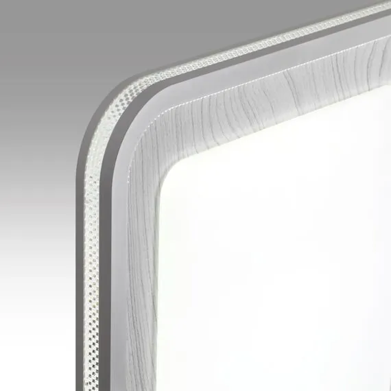 SONEX 7682/EL COLOR SN 164 Светильник пластик/сер под дер LED 70Вт 3000-6000K 507х507 IP43 пульт ДУ MAVI WOOD, изображение 8