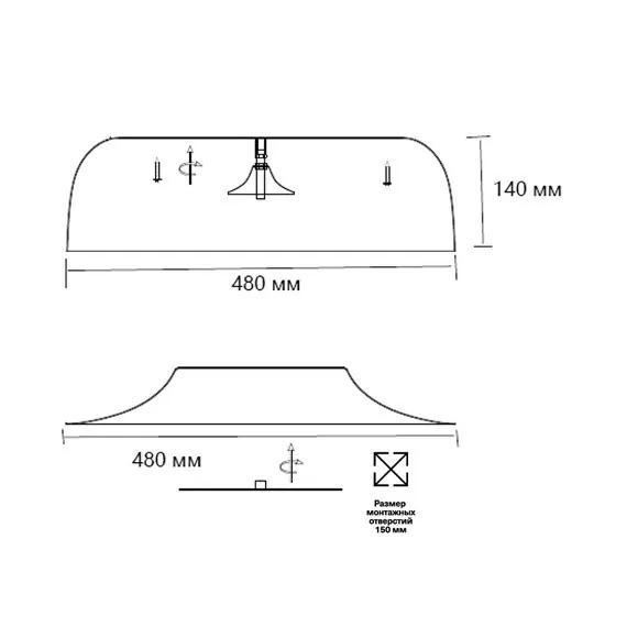 SONEX 7690/65L AVRA LED SN 043 Светильник металл/акрил/белый LED 65Вт 4000K D480 IP20 CONFY, изображение 2