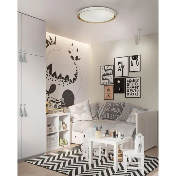 SONEX 7645/DL COLOR SN 158 Светильник пластик/белый/оранжевый LED 48Вт 4000К D415 IP43 KISIL, изображение 3