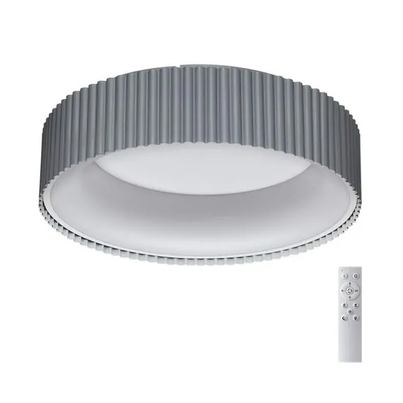 SONEX 7713/56L AVRA LED SN 033 Светильник металл/акрил/белый/серый LED 56Вт 3000-6500К D460 IP20 пульт ДУ SHARMEL