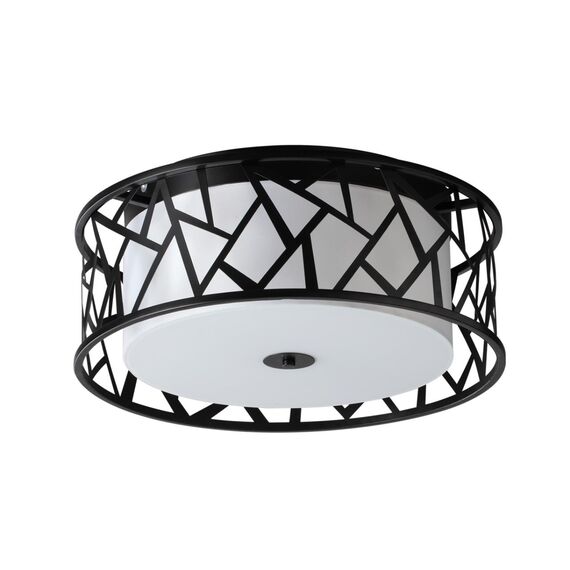 SONEX 7700/40L AVRA LED SN 056 Светильник металл/ткань/стекло/белый/черный LED 40Вт 3000-6000K D500 IP20 пульт ДУ FABIANA, изображение 6