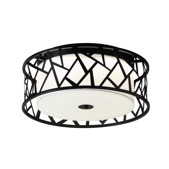 SONEX 7700/40L AVRA LED SN 056 Светильник металл/ткань/стекло/белый/черный LED 40Вт 3000-6000K D500 IP20 пульт ДУ FABIANA, изображение 5