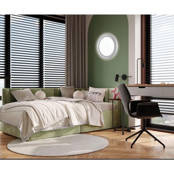 SONEX 7681/EL COLOR SN 164 Светильник пластик/сер под дер LED 70Вт 3000-6000K D480 IP43 пульт ДУ MAVI WOOD, изображение 3
