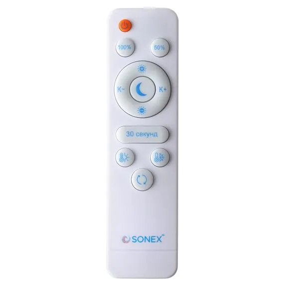 SONEX 7706/60L AVRA LED SN 047 Светильник металл/пластик/белый/черный LED 60Вт 3000-6000K D580 IP20 пульт ДУ ANTARES, изображение 3