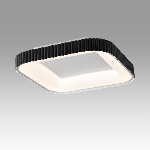 SONEX 7768/56L AVRA LED SN 039 Светильник металл/белый/черный LED 56Вт+14Вт 3000-6000K 500х500 IP43 пульт ДУ+подсветка SHARMEL, изображение 4