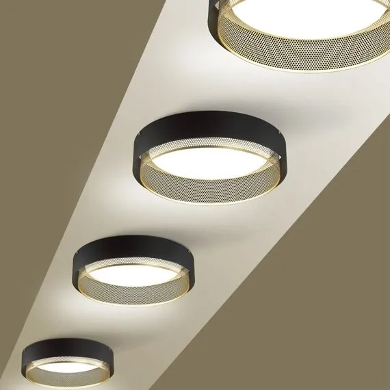 SONEX 7692/48L AVRA LED SN 053 Светильник металл/акрил/белый/черный/шампань LED 48Вт 3000-6000K D410 IP20 пульт ДУ ANTEY, изображение 4