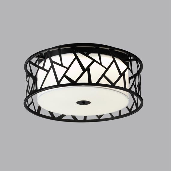 SONEX 7700/40L AVRA LED SN 056 Светильник металл/ткань/стекло/белый/черный LED 40Вт 3000-6000K D500 IP20 пульт ДУ FABIANA, изображение 4