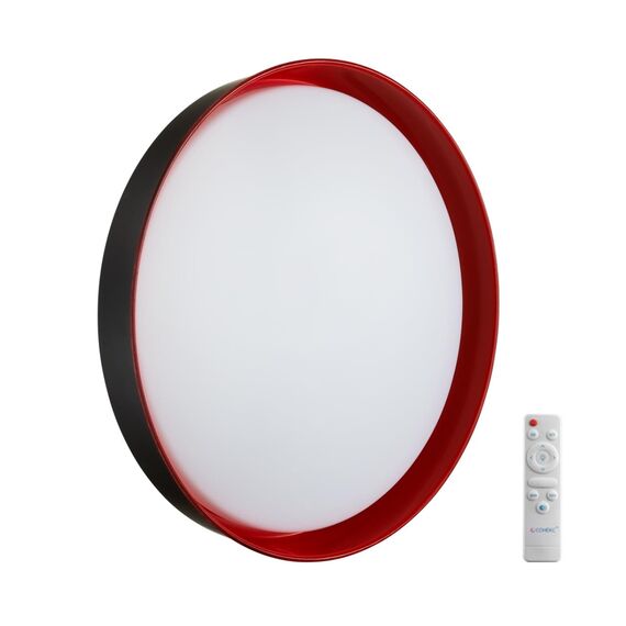 SONEX 7710/EL COLOR SN 157 Светильник пластик/белый/красный LED 70Вт 3000-6000К D510 IP43 пульт ДУ TUNA RED