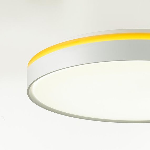 SONEX 7709/DL COLOR SN 154 Светильник пластик/белый/желтый LED 48Вт 4000К D420 IP43 KEZO YELLOW, изображение 9