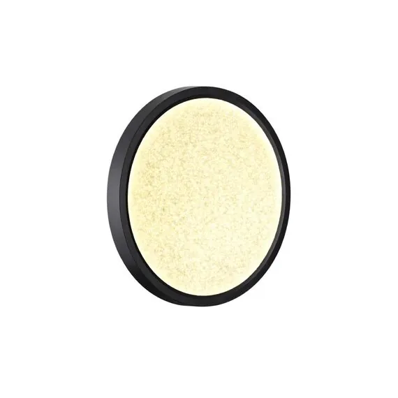 SONEX 7662/18L MITRA LED SN 090 Светильник пластик/белый/черный LED 18Вт 3000/4000K D230 IP40 OMEGA BLACK, изображение 4