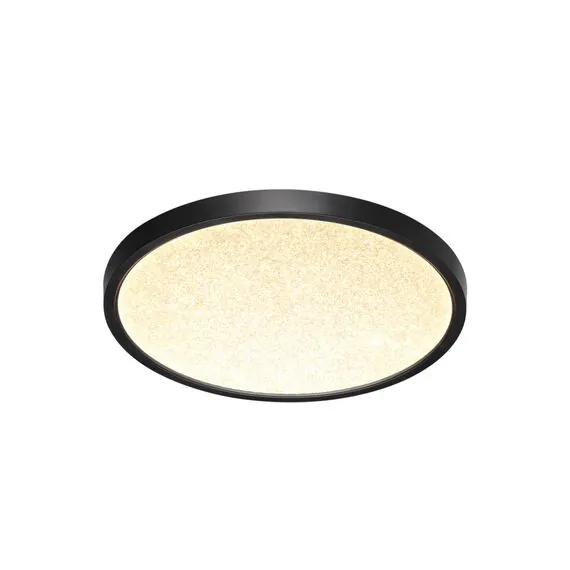 SONEX 7662/24L MITRA LED SN 090 Светильник пластик/белый/черный LED 24Вт 3000/4000K D300 IP40 OMEGA BLACK, изображение 5