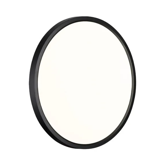 SONEX 7660/32L MITRA LED SN 087 Светильник пластик/белый/черный LED 32Вт 3000/4000K D400 IP40 ALFA BLACK, изображение 9