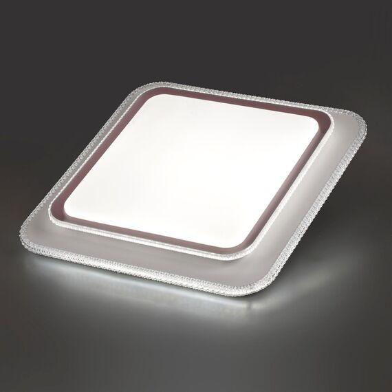 SONEX 7683/EL MARON SN 192 Светильник пластик/темно-коричн. LED 70Вт 3000-6000K 500х500 IP43 пульт ДУ LOSY, изображение 4
