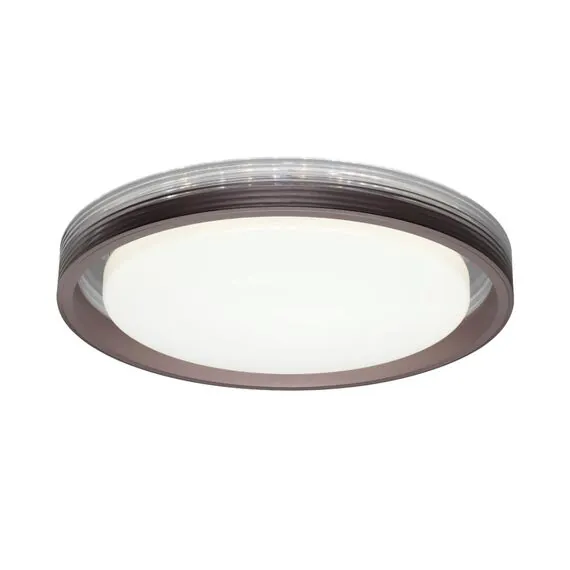 SONEX 7698/DL MARON SN 148 Светильник пластик/кофе/прозрачный LED 48Вт 3000-6000K D475 IP43 пульт ДУ MEDEN, изображение 6