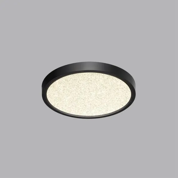 SONEX 7662/18L MITRA LED SN 090 Светильник пластик/белый/черный LED 18Вт 3000/4000K D230 IP40 OMEGA BLACK, изображение 7