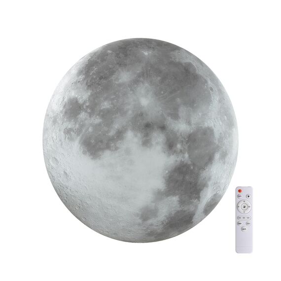 SONEX 3084/EL PALE SN 117 Светильник пластик/белый/серый LED 72Вт 3000-6300K D480 IP43 пульт ДУ MOON