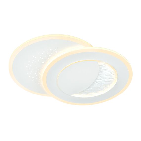 SONEX 7740/60L MITRA LED SN 073 Светильник металл/акрил/белый LED 60Вт 3000-6000К 400x290 IP20 пульт ДУ STARS, изображение 8