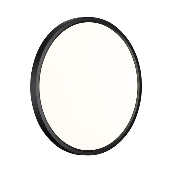 SONEX 7660/32L MITRA LED SN 087 Светильник пластик/белый/черный LED 32Вт 3000/4000K D400 IP40 ALFA BLACK, изображение 9