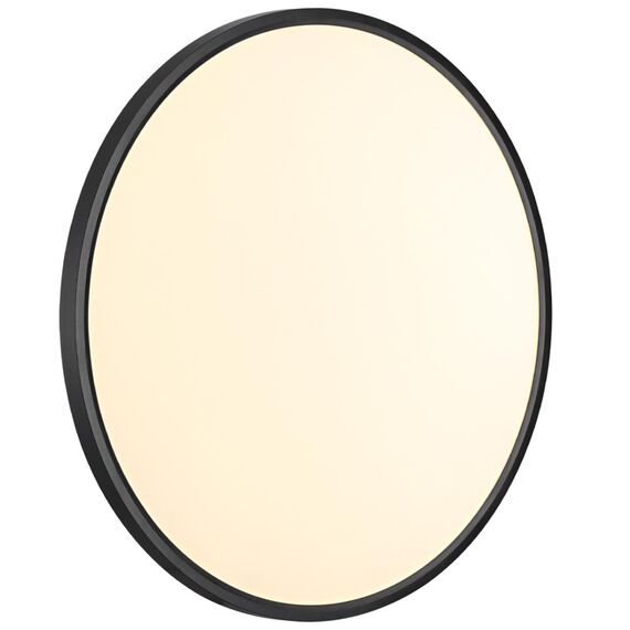 SONEX 7660/48L MITRA LED SN 087 Светильник пластик/белый/черный LED 48Вт 3000/4000K D600 IP40 ALFA BLACK, изображение 3