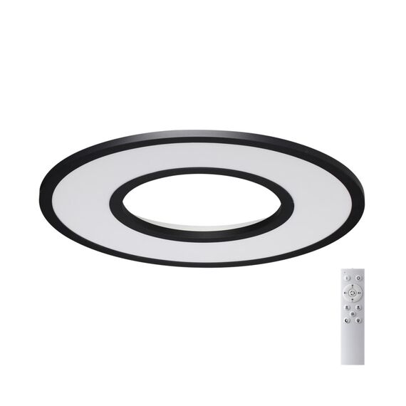 SONEX 7717/52L MITRA LED SN 58 Светильник металл/акрил/белый/черный LED 52Вт 3000-6500К D590 IP20 пульт ДУ ALTAIR