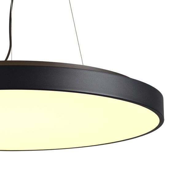 SONEX 7756/92L MITRA LED SN 097 Светильник металл/акрил/черный LED 80Вт+12Вт(подсветка) 3000K D800 IP20 QUASAR, изображение 8
