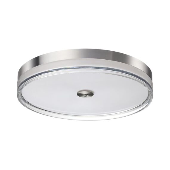 SONEX 7727/112L MITRA LED SN 101 Светильник металл/акрил/никель/прозрачный LED 112Вт 4000K D500 IP20 ETERNA