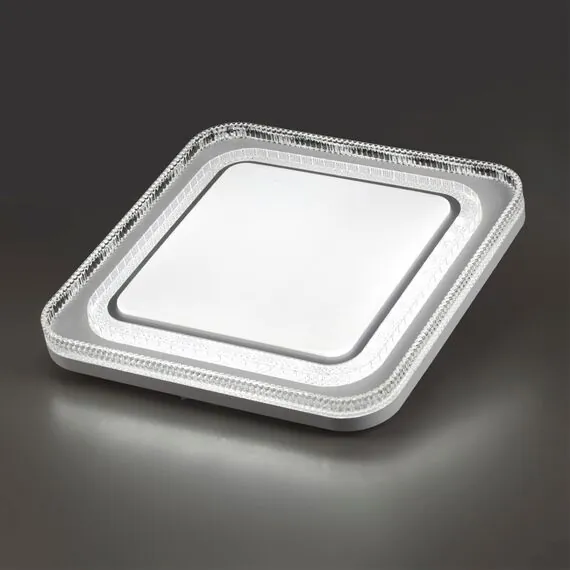 SONEX 7685/EL MARON SN 181 Светильник пластик/серебристый LED 70Вт 3000-6000K 490х490 IP43 пульт ДУ SUZY SILVER, изображение 4