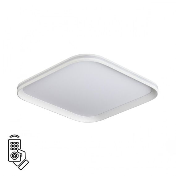 SONEX 7750/72L MITRA LED SN 102 Светильник металл/PMMA/белый LED 72Вт 3000-6000К 396х396 IP20 пульт ДУ BETA
