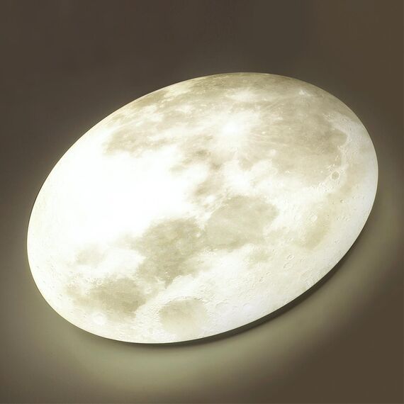SONEX 3084/EL PALE SN 117 Светильник пластик/белый/серый LED 72Вт 3000-6300K D480 IP43 пульт ДУ MOON, изображение 5