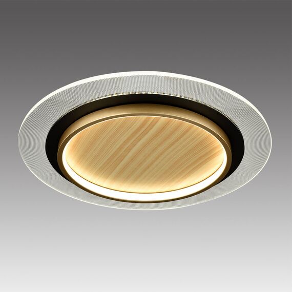 SONEX 7731/80L MITRA LED SN 078 Светильник металл/акрил/белый/под дерево/прозрачный/черный LED 80Вт 3000-6000К D480 IP20 пульт ДУ SUNNY, изображение 4